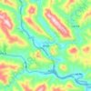 黑河镇地形图、海拔、地势