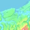 Urenui地形图、海拔、地势