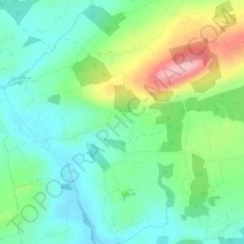 Derryclogh地形图、海拔、地势