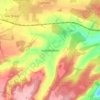 Luddesdown地形图、海拔、地势