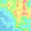 Elevation 105 meters地形图、海拔、地势