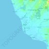 Bulan地形图、海拔、地势