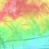 Little Warley地形图、海拔、地势