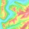 青龙村地形图、海拔、地势