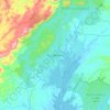 努山塔拉地形图、海拔、地势