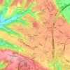 六槓寮地形图、海拔、地势