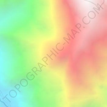 Santa Rita地形图、海拔、地势