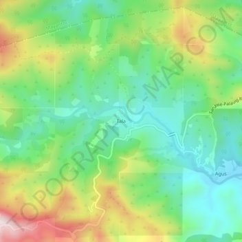 Tala地形图、海拔、地势