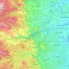 Golden地形图、海拔、地势