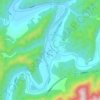 贤里地形图、海拔、地势