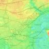 Hounslow地形图、海拔、地势