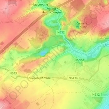Le Taillis地形图、海拔、地势