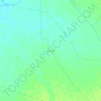 Jaurasi地形图、海拔、地势