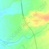 San José de Moro地形图、海拔、地势