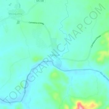 Jotagua地形图、海拔、地势