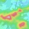 二峰地形图、海拔、地势