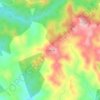 Progreso地形图、海拔、地势