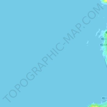 一里島地形图、海拔、地势