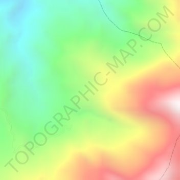 Cordilleras地形图、海拔、地势