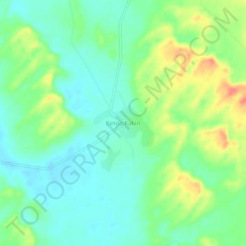 Ketoo Kalan地形图、海拔、地势