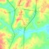 Woodlawn地形图、海拔、地势