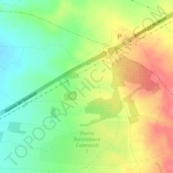 Mirasol地形图、海拔、地势