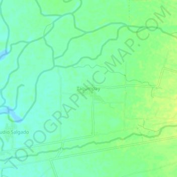 Tagumpay地形图、海拔、地势