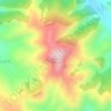 凤凰山地形图、海拔、地势
