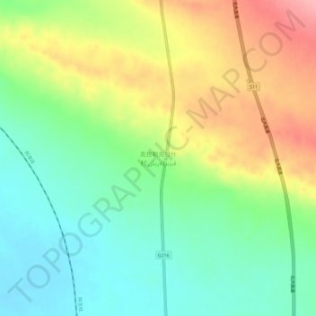 克孜勒克日什村地形图、海拔、地势