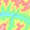 拉布乡地形图、海拔、地势