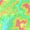 岭腰乡地形图、海拔、地势