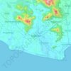 纳盖科伊尔地形图、海拔、地势