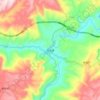 鸣玉镇地形图、海拔、地势