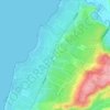 Bourghliye地形图、海拔、地势