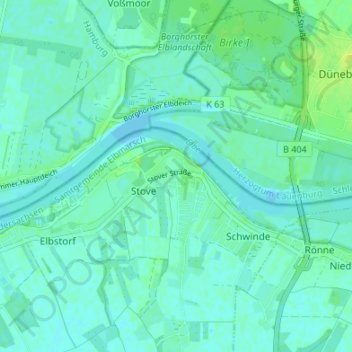 Stove地形图、海拔、地势