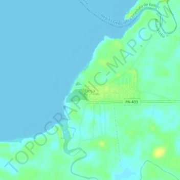 Beja地形图、海拔、地势