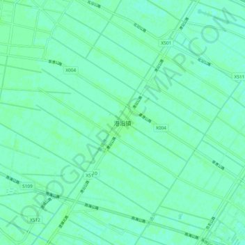 Gangyan地形图、海拔、地势