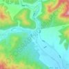 黄花城村地形图、海拔、地势