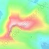 Snøhetta地形图、海拔、地势
