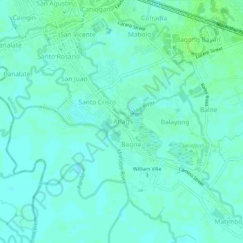 Atlag地形图、海拔、地势