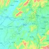 湘东区地形图、海拔、地势