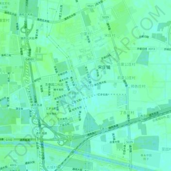 六合村地形图、海拔、地势