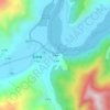 下海螺地形图、海拔、地势