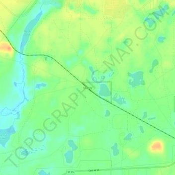 Swanzy地形图、海拔、地势