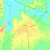 Burgos地形图、海拔、地势
