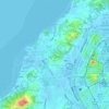 籮地地形图、海拔、地势