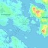 Kallin地形图、海拔、地势