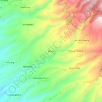 Open地形图、海拔、地势
