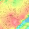 Les Rues地形图、海拔、地势