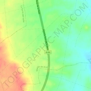 Hombre Muerto地形图、海拔、地势